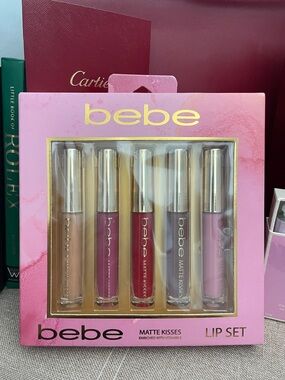✨bebe Matte Kisses Lip Set – nude, mauve, red, plum, pink✨